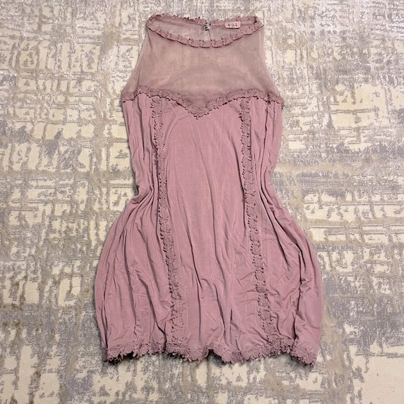 POL Lacey Halter Neck Mini Dress Tunic - Picture 1 of 8